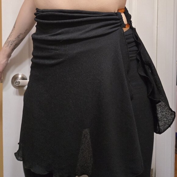 Vintage y2k tube top with tortoise buckle - Picture 2 of 4